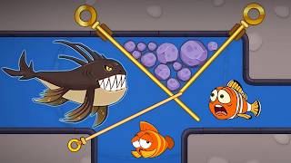 Save the Fish | Pull The Pin | Best Mobile Puzzle Game | iOS Android Gameplay Walkthrough | Part 243 screenshot 5