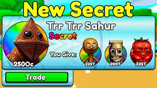 Unlocking NEW Trr Trr Sahur Secret In Brainrot Evolution Roblox!