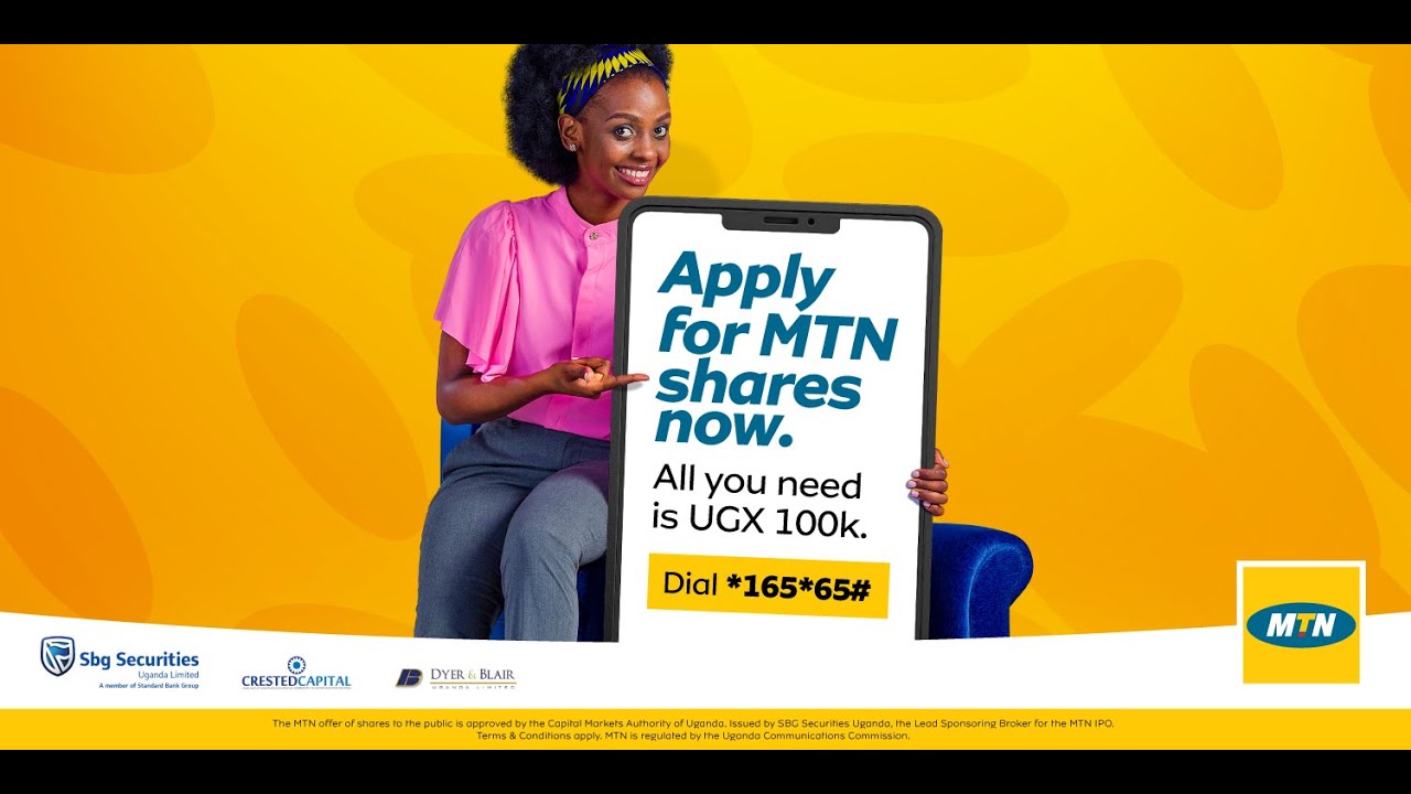 Apply for MTN shares with as low as UGX 100,000