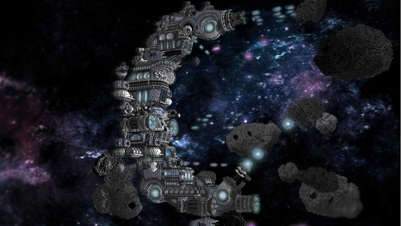 Майнкрафт карта космического корабля