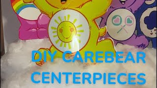 🌤️🌈EASY DIY CARE BEAR CENTERPIECE USING SPIDERWEB