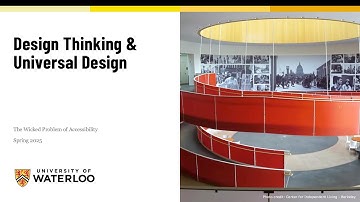 Week 3: Design Thinking and Universal Design