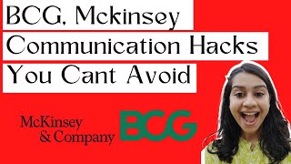 TALK LIKE A CONSULTANT 🤯 - Top down communication (consulting skills) - Applicable for Mckinsey/Bain