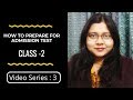 Class 2 Admission Test II Entrance Exam (Syllabus , Topics, Sample Questions )