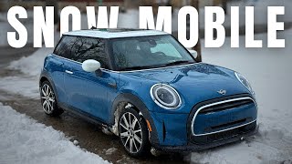 THE MINI COOPER IS THE BEST SNOW CAR