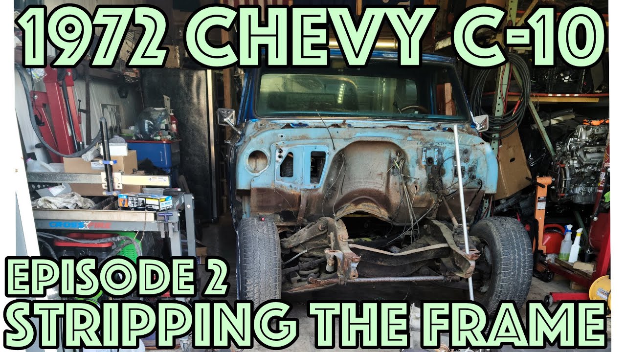 1972 C10 SHOP TRUCK - Complete Front Suspension Teardown. Removing Decades of Built-Up Grime!
