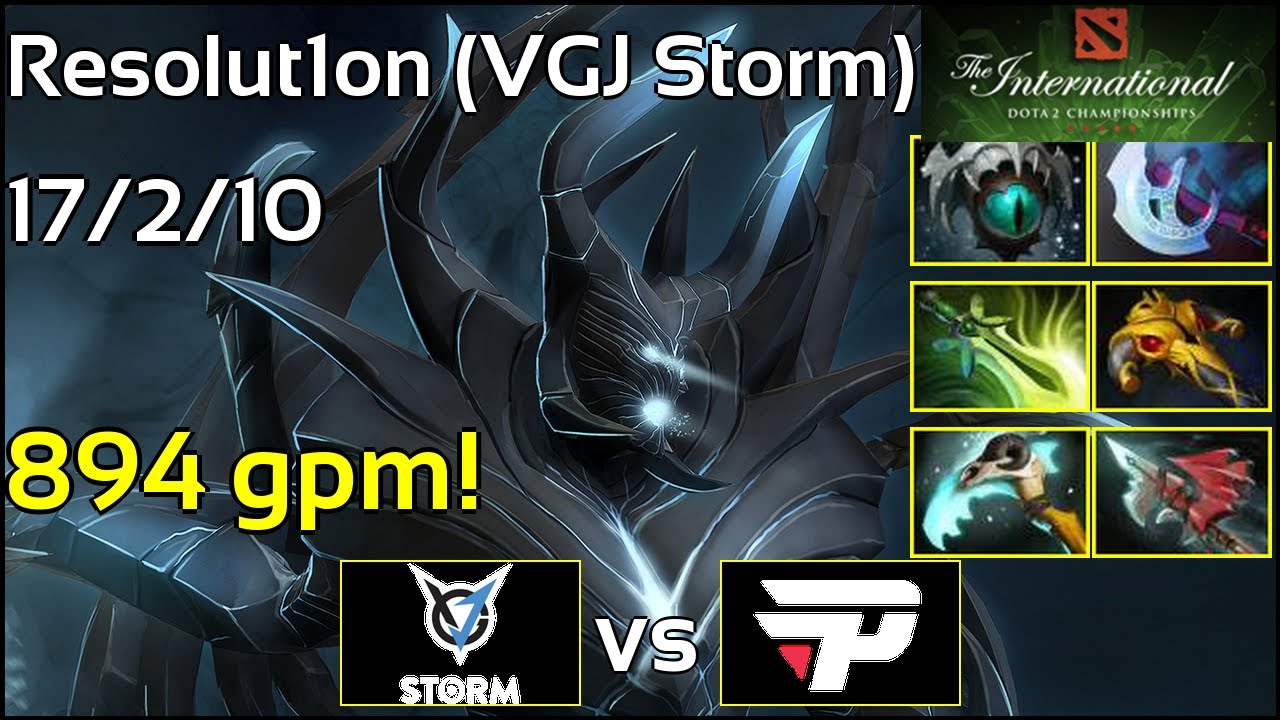 TI8 VGJ Storm Resolut1on TI8 Group Stage Group B TI 2018 Terrorblade YouTube