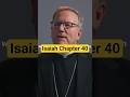 Isaiah Chapter 40 - Bishop Barron explains. #faith #love #life #hope #shorts #christ #jesus #amen