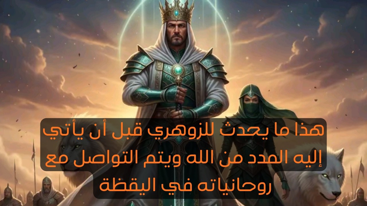 هذا ما يحدث للزوهري قبل أن يأتي إليه المدد من الله ويتم التواصل مع روحانياته في اليقظة