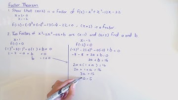 2 The Factor Theorem