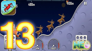 Hill Climb Racing: Gameplay Walkthrough Part 13 - Having Fun In The Moon (iOS, Android)