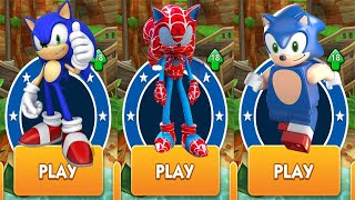 Original Sonic vs Spider Sonic Runner vs Lego Sonic vs All Bosses Zazz Eggman - Sonic Dash screenshot 3
