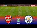 LIVE ARSENAL Vs MAN CITY EFL Carabao Cup 2026 Final Pes 21 Simulation Gameplay