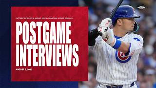 POSTGAME INTERVIEWS: Boyd, Suzuki, Alcántara & Counsell | Cubs Locker Room Sound (8/3/2026)