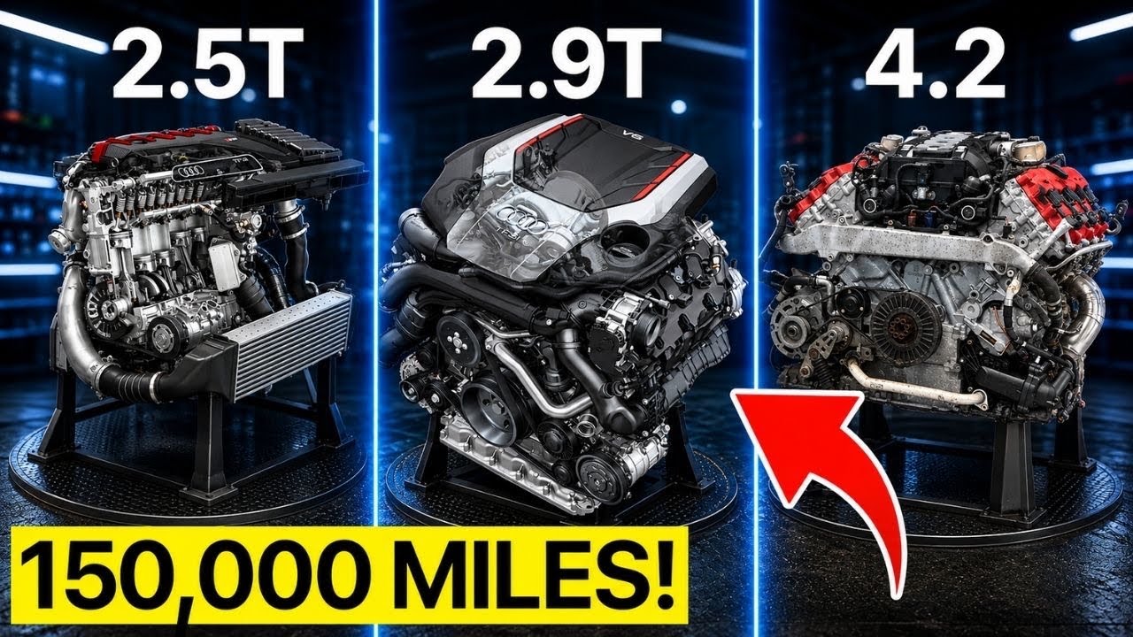 Am testat motoarele Audi RS după 240.000 km — Câștigătorul clar