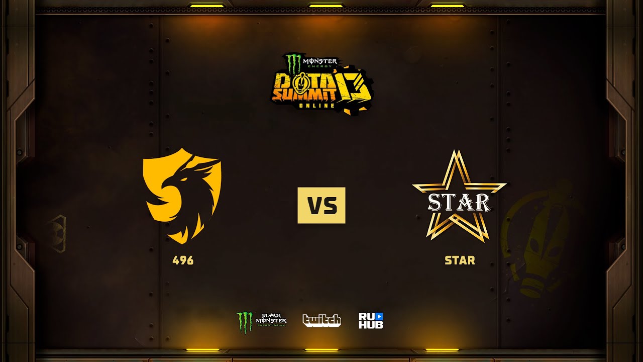 496 vs STAR, Monster Energy DOTA Summit 13 Online: SEA, bo2, game 1 [Mortalles & Inmate]