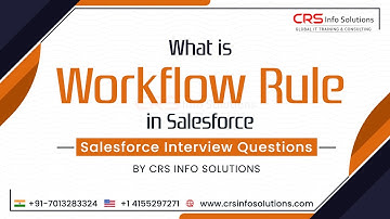 Salesforce Beginner Interview Question Part 9 | What is Workflow Rule in Salesforce?
