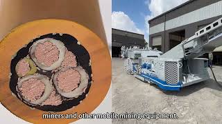 TEBAOFLEX SHD-GC 2KV Heavy Duty Mining Cable | Flexible Trailing Cable for Continuous Miner