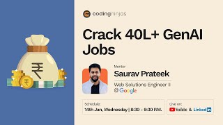 GenAI Agents for Developers | Google Insider Tips to Crack 40L+ AI Roles (2026 Roadmap)