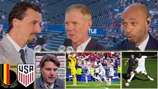 "Belgium Destroys USA" Thierry Henry & Zlatan Goes Crazy as USA Shocking Defeat from Belgium 1-4 🤬