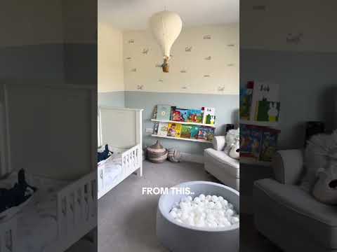 Whimsical Toddler Bedroom Transformation with Playful Colors and Smart Storage