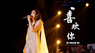 Video thumbnail of "Xi Huan Ni《Hei Foon Nei》喜欢你【 LIVE 】Desy Huang 黄家美"