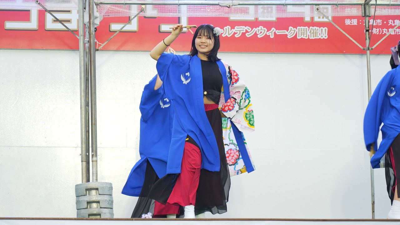 4K] 高瀬踊乱花 丸亀お城まつり まるがめ婆娑羅ダンス 2026 (中央