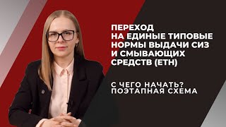 Переход на единые типовые нормы выдачи СИЗ и смывающих средств (ЕТН). С чего начать. Поэтапная схема