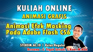 Animasi Efek Masking pada Adobe Flash CS6 | Kuliah online Universitas bukan negri di Kendal screenshot 3