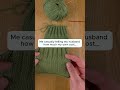 My husband’s reaction when I told him how much my yarn cost 🤭#husbandreaction #yarn #knitting