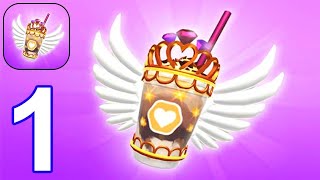 coffee stack game 🎮 (level 8-12)#like #video #gameplay #shapechanging #1million #game #1million