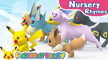Walking Walking (Eevee ver.) | Nursery Rhyme | Kids Song | Pokémon Kids TV​