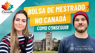 Como conseguir uma BOLSA DE MESTRADO NO CANADÁ? Ele está sendo PAGO PARA ESTUDAR e contou TUDO!