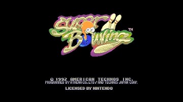 Super Bowling (SNES 60Hz / US) - Intro / Attract Mode