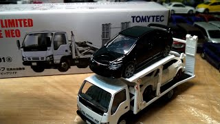 @開箱@TOMYTEC LV-N191ⓐ ISUZU ELF TOMICA LIMITED VINTAGE NEO 多美小汽車