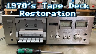Sansui SC1100 Tape Deck Restoration & Repair