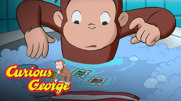 Curious George 🐵  George Floods the Building 🐵  Kids Cartoon 🐵  Kids Movies 🐵 Videos for Kids