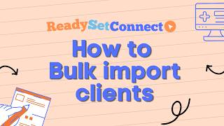 Bulk import clients