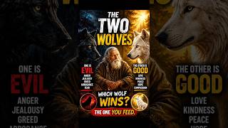 The Two Wolves Story That Will Change Your Life Forever 🐺#TwoWolves #Motivation #Wisdom #Mindset