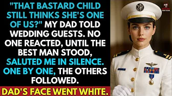 My Dad Mocked Me at My Wedding — Until One by One, the Air Force Stood and Saluted Me