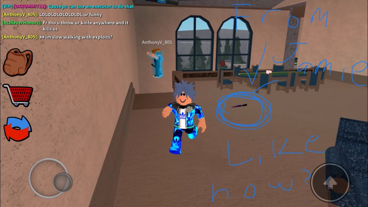 AnthonyV_805 and JamieeAssassin both using hitbox extenders for assassin mods to view