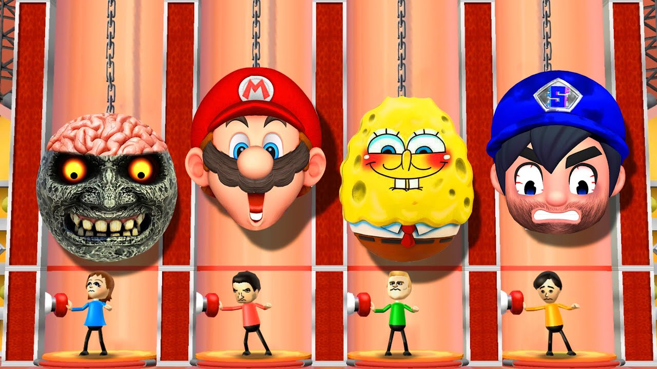 Wii Party Minigames - Daisy Vs Pablo Vs Tyrone Vs Takumi (Hardest Difficulty)