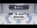 How to start a session on edverse