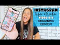 INSTAGRAM CONTENT: What to post and how to organize it!