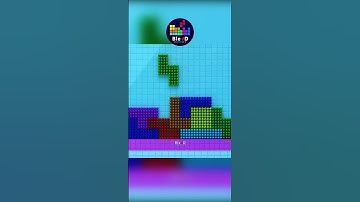 TETRIS MARBLE #shorts  #blender #tetris #lego #puzzle #marble #alphabetlore #alphabet