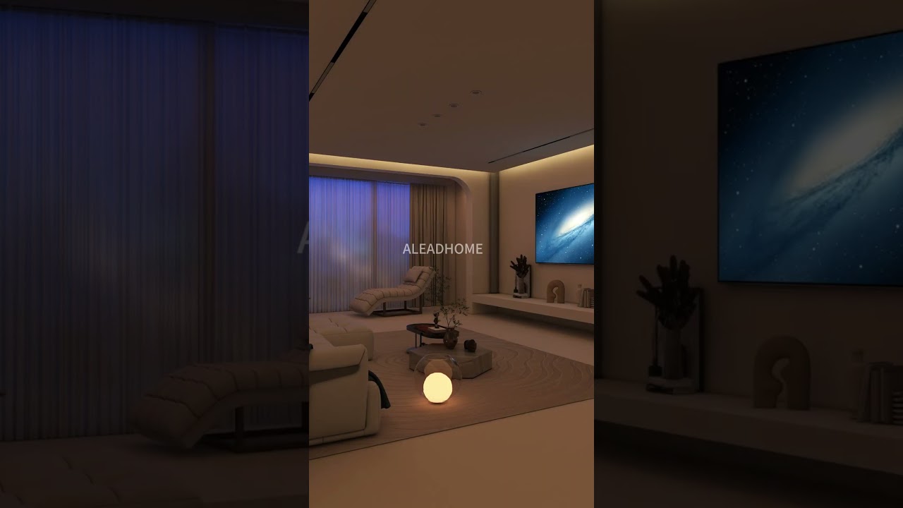 Soft light outlines, easy to create ambiance.​