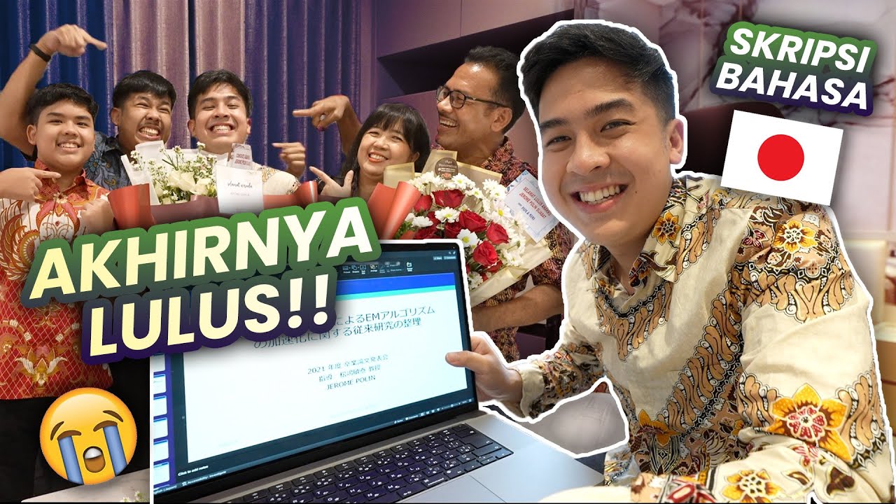 Lulus S1 di Jepang, Jerome Polin Bagikan Perjuangan Bikin Skripsi!