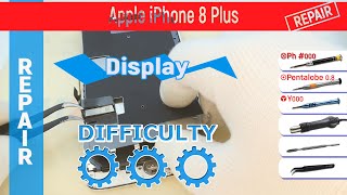 How To Remove A Home Button Or Prepare 🔧 The Display Replacement On Apple Iphone 8 Plus