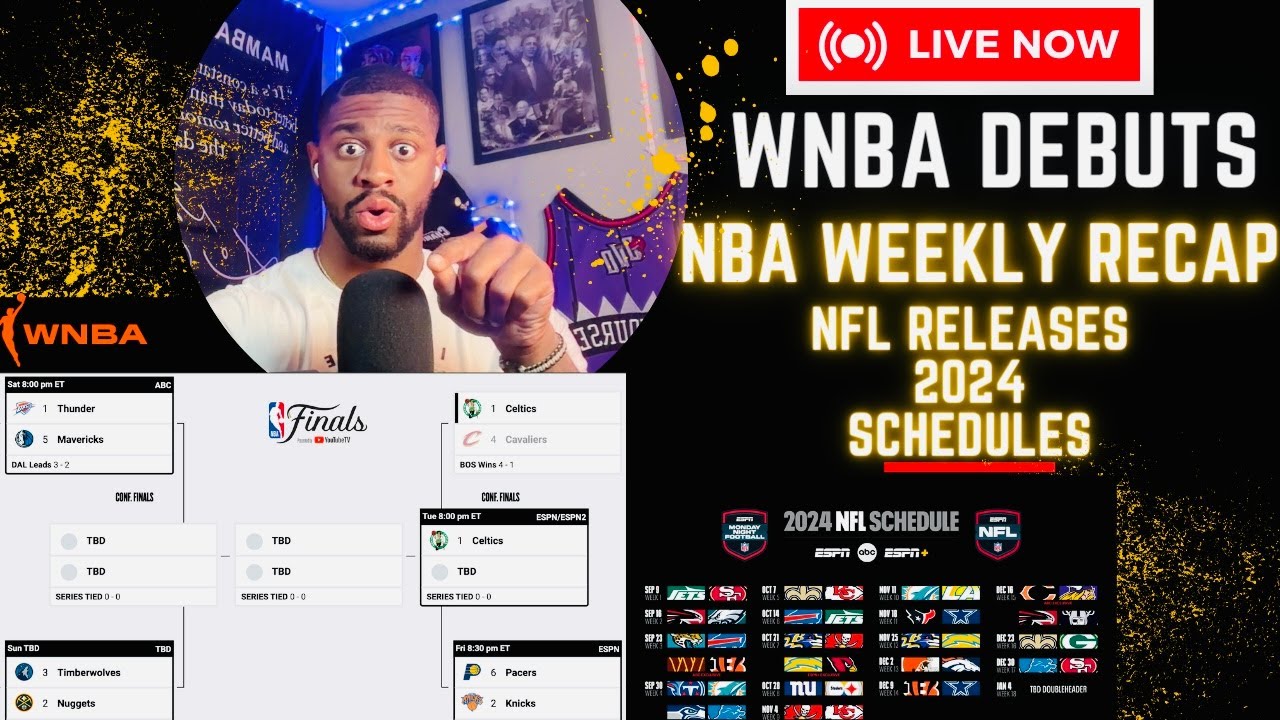 Caitlin Clark WNBA debut, NFL Releases 2024 Schedules + NBA Weekly