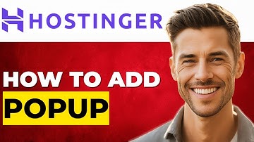 Hoe voeg je een pop-up toe in de Hostinger Website Builder (stap-voor-stap handleiding voor begin...